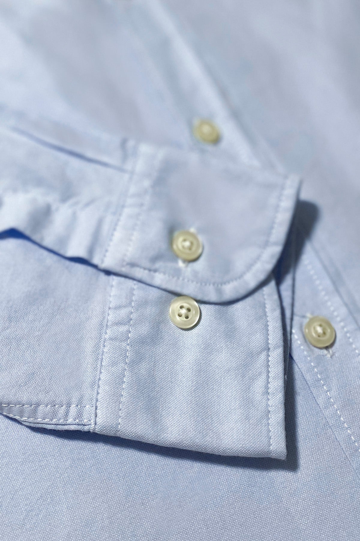 Camisa 100% algodón OXFORD CELESTE