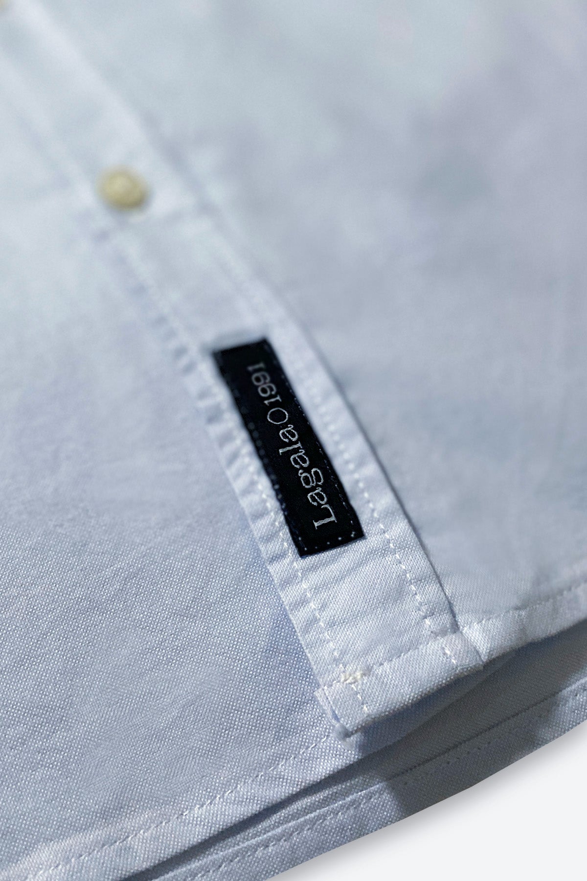 Camisa 100% algodón OXFORD CELESTE