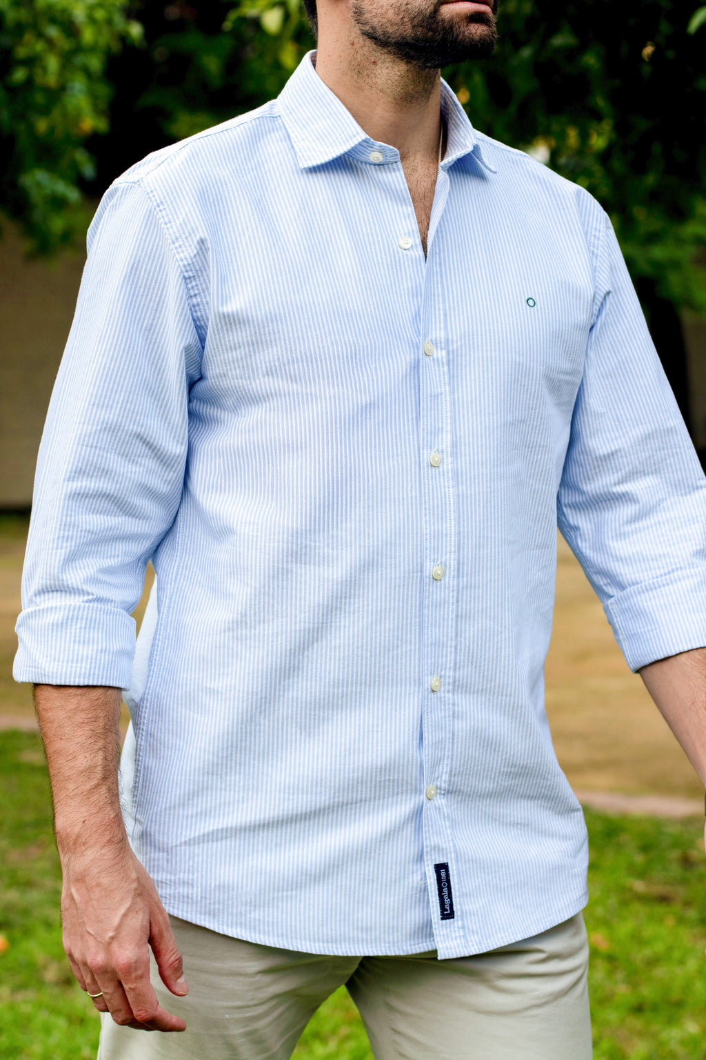 Camisa 100% algodón OXFORD RAYAS