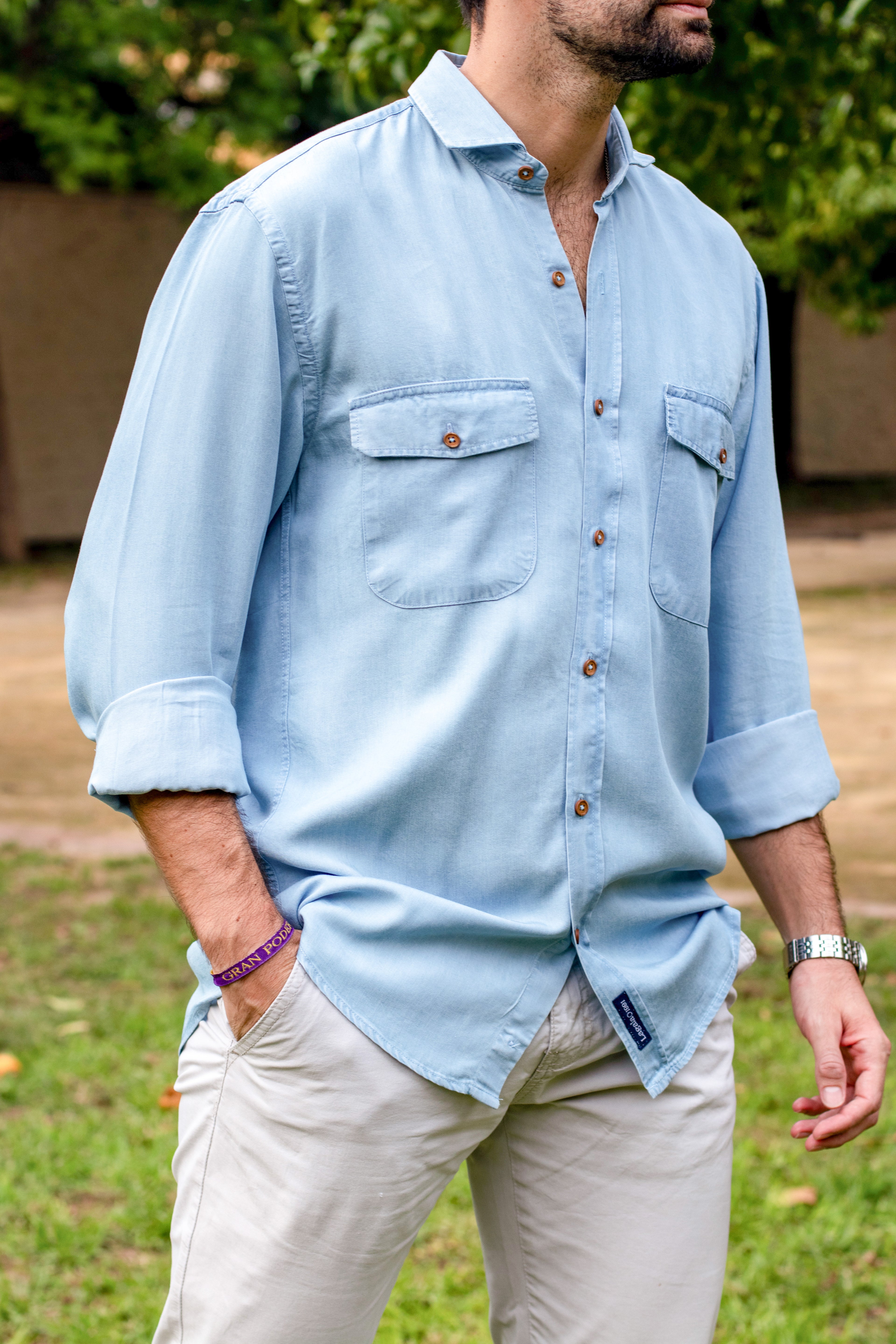 Camisa VAQUERA 100% Tencel